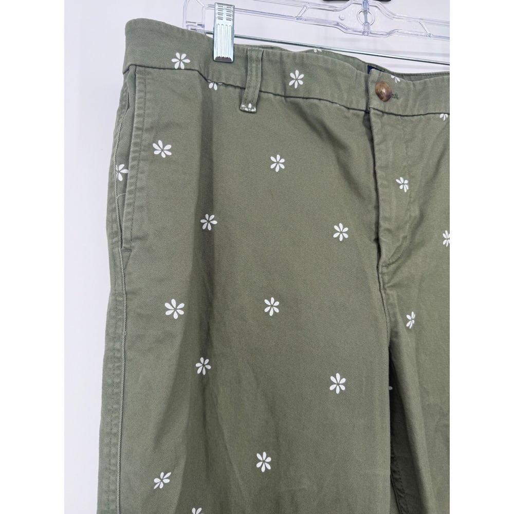 J. Crew Womens High Rise Girlfriend Chino Pants 16 Daisy Flower Boho Cottagecore - Picture 3 of 8